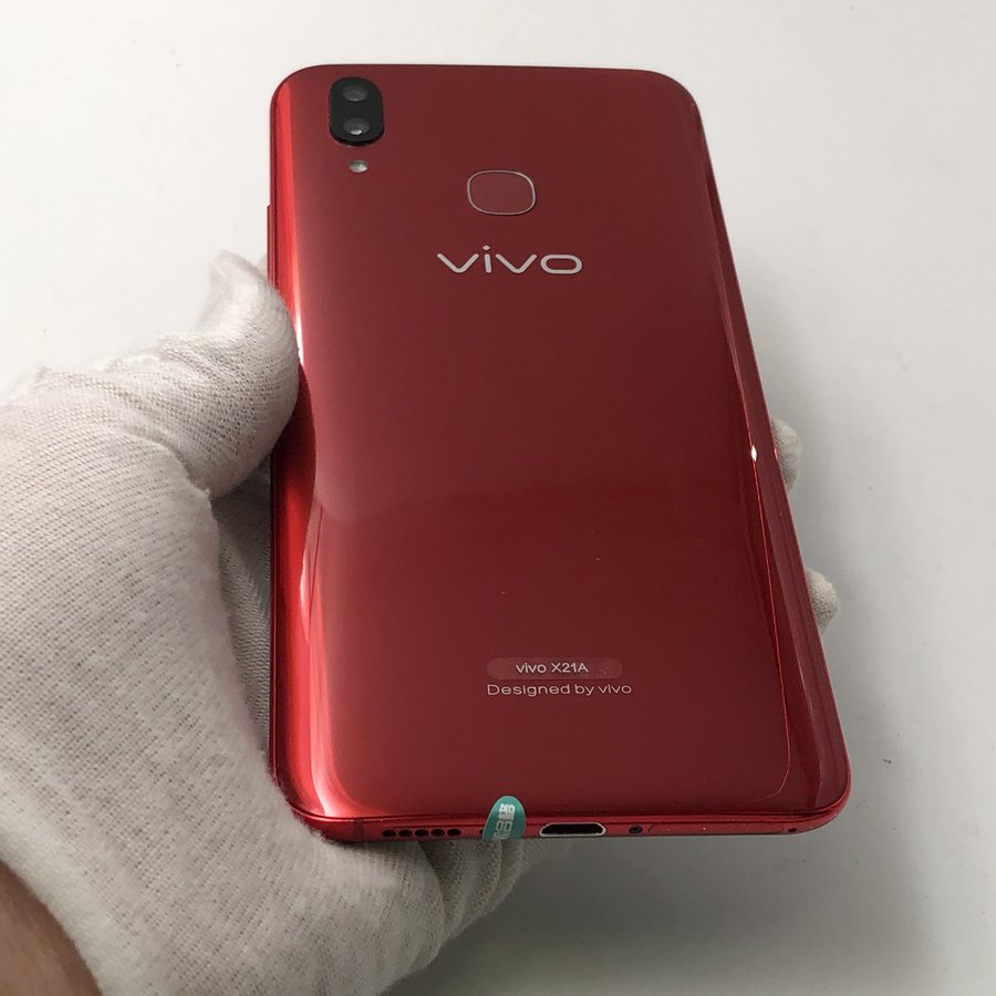 vivo【vivo x21】4g全网通 宝石红 6g/128g 国行 8成新