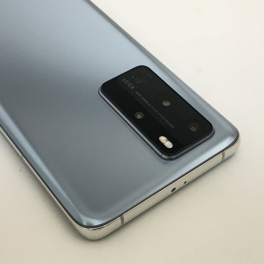 华为p40pro5g全网通冰霜银8g512g国行9成新