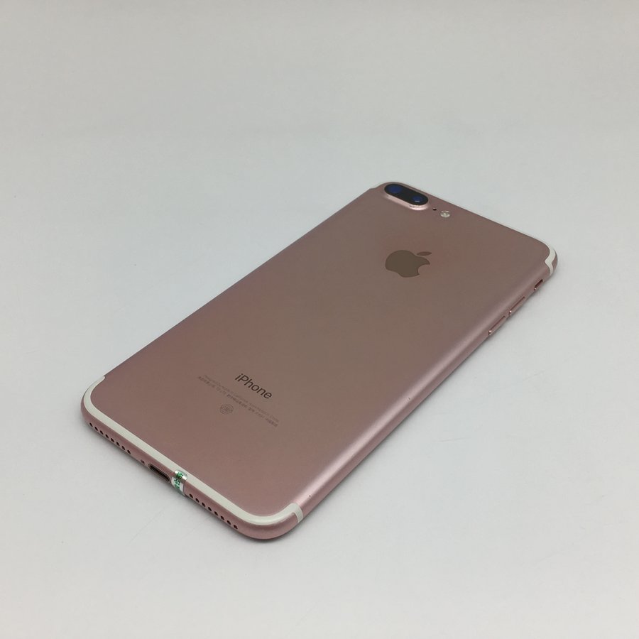 苹果【iphone 7 plus】全网通 玫瑰金 128g 国行 8成新 真机实拍