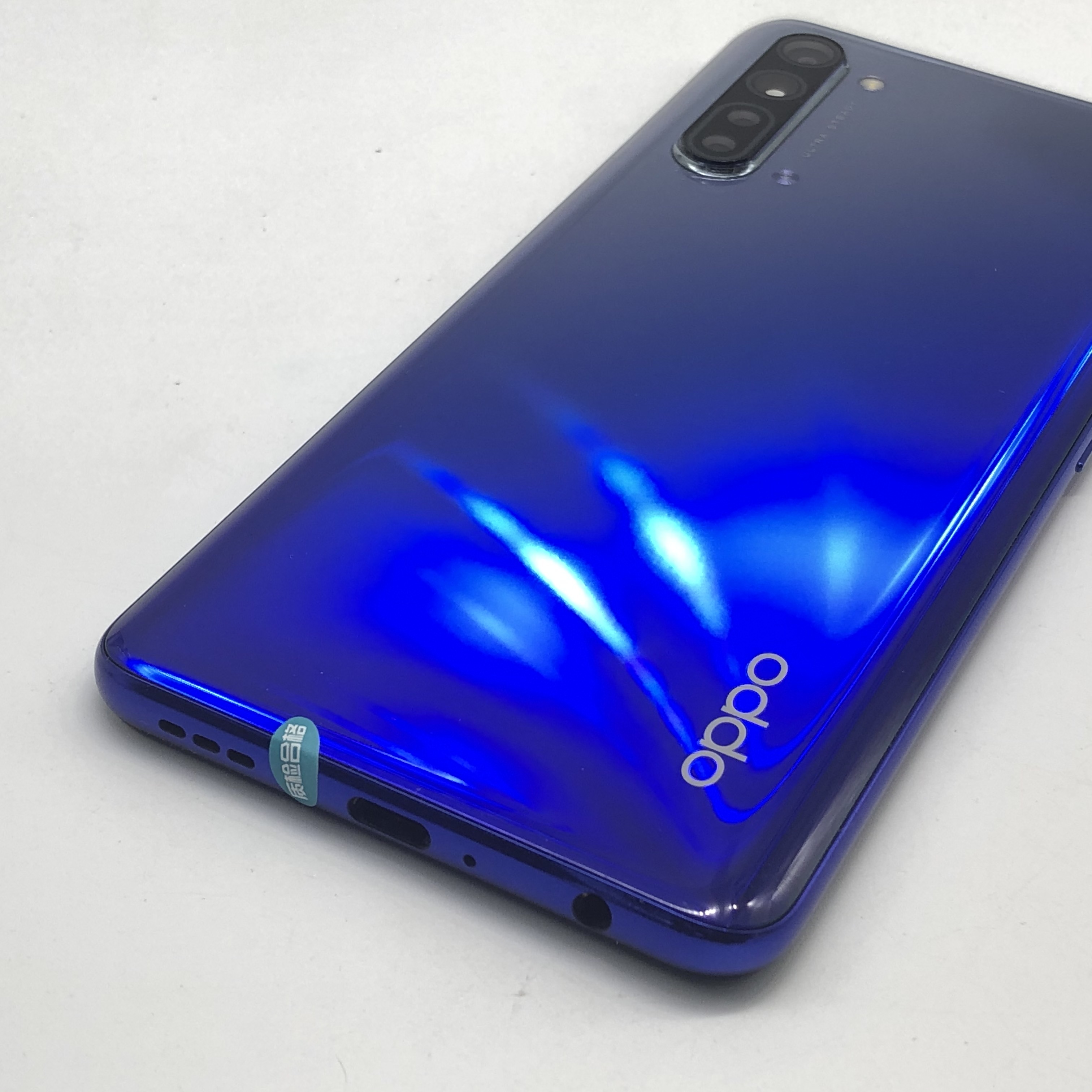 官方质检95成新 蓝色星夜 12g/128g 国行 5g全网通 oppo reno3