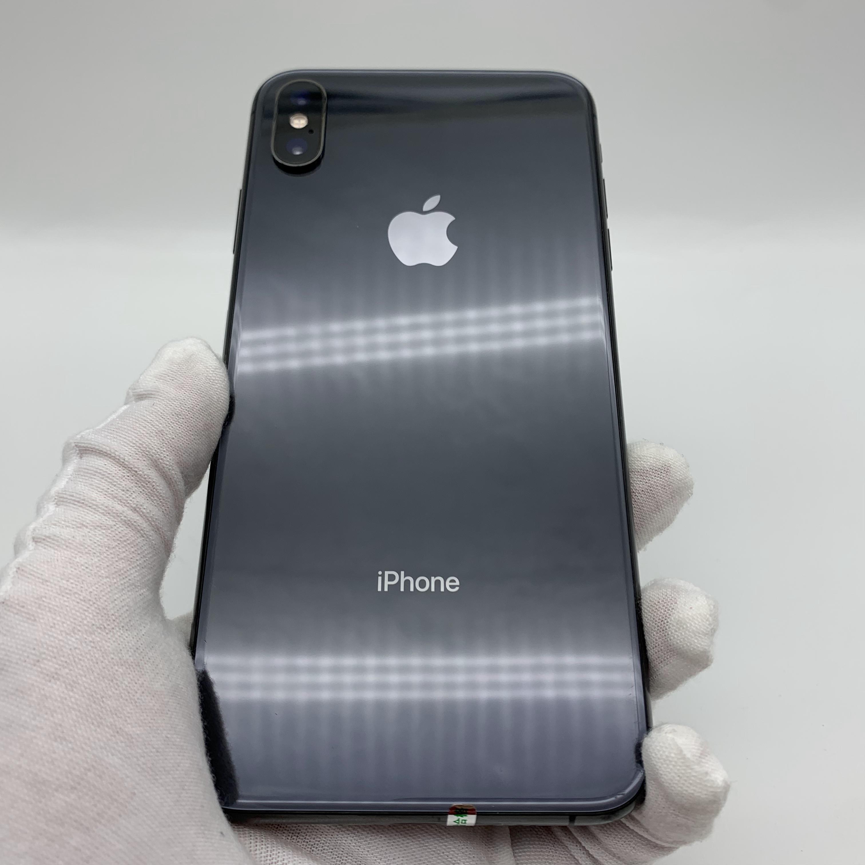 苹果【iphone xs max】4g全网通 深空灰 256g 国行 8成新 真机实拍