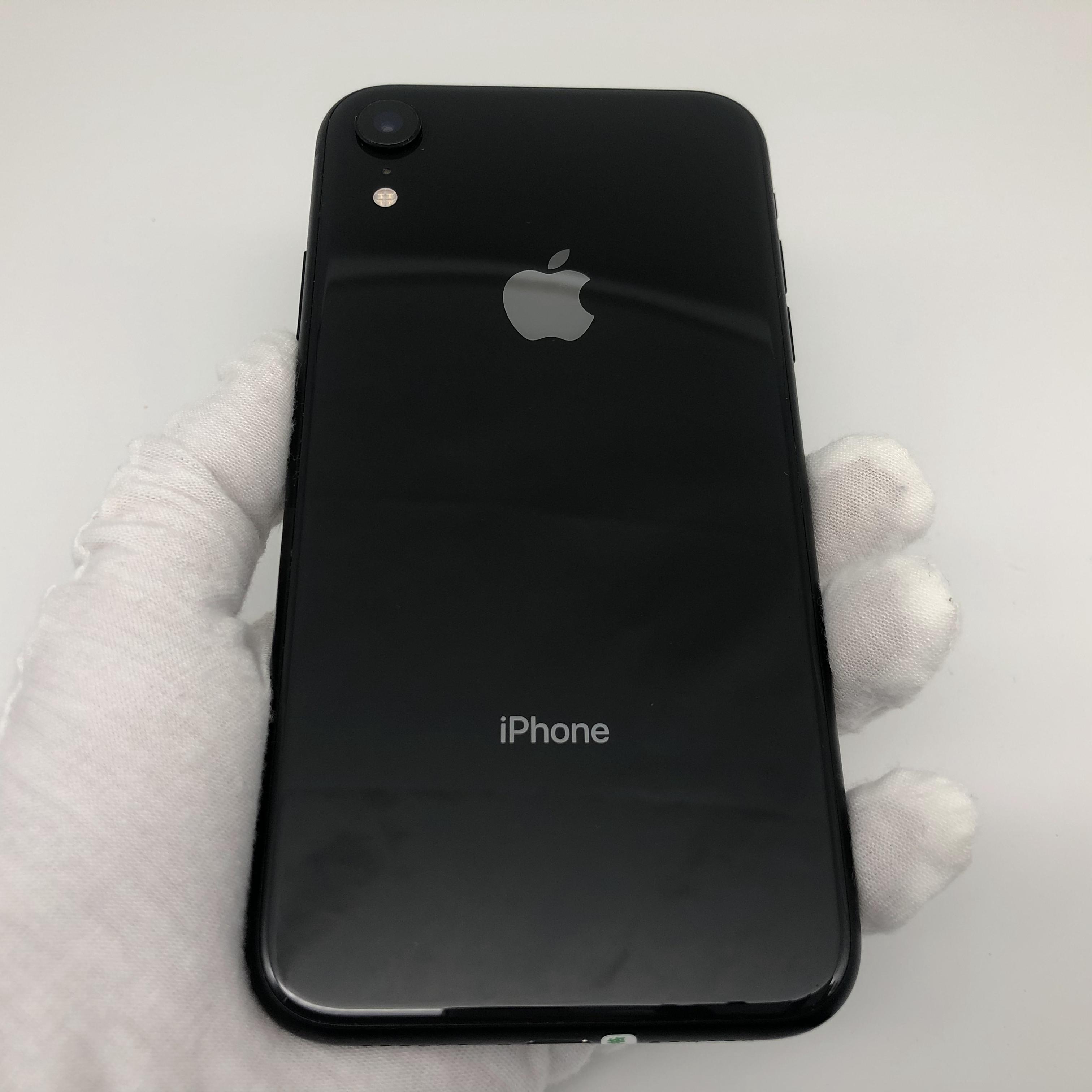 苹果【iphone xr】全网通 黑色 128g 国行 8成新 真机