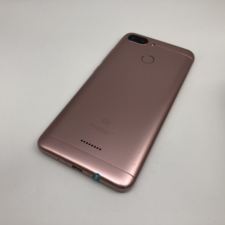 小米【红米6】全网通 粉色 64g 国行 8成新