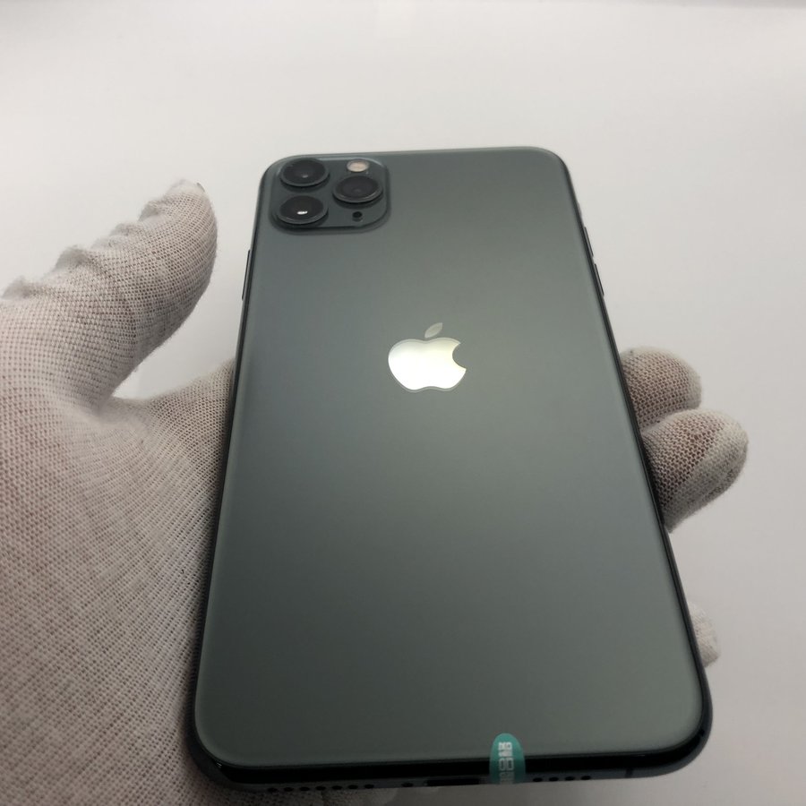 苹果iphone11promax全网通暗夜绿色256g国行99新