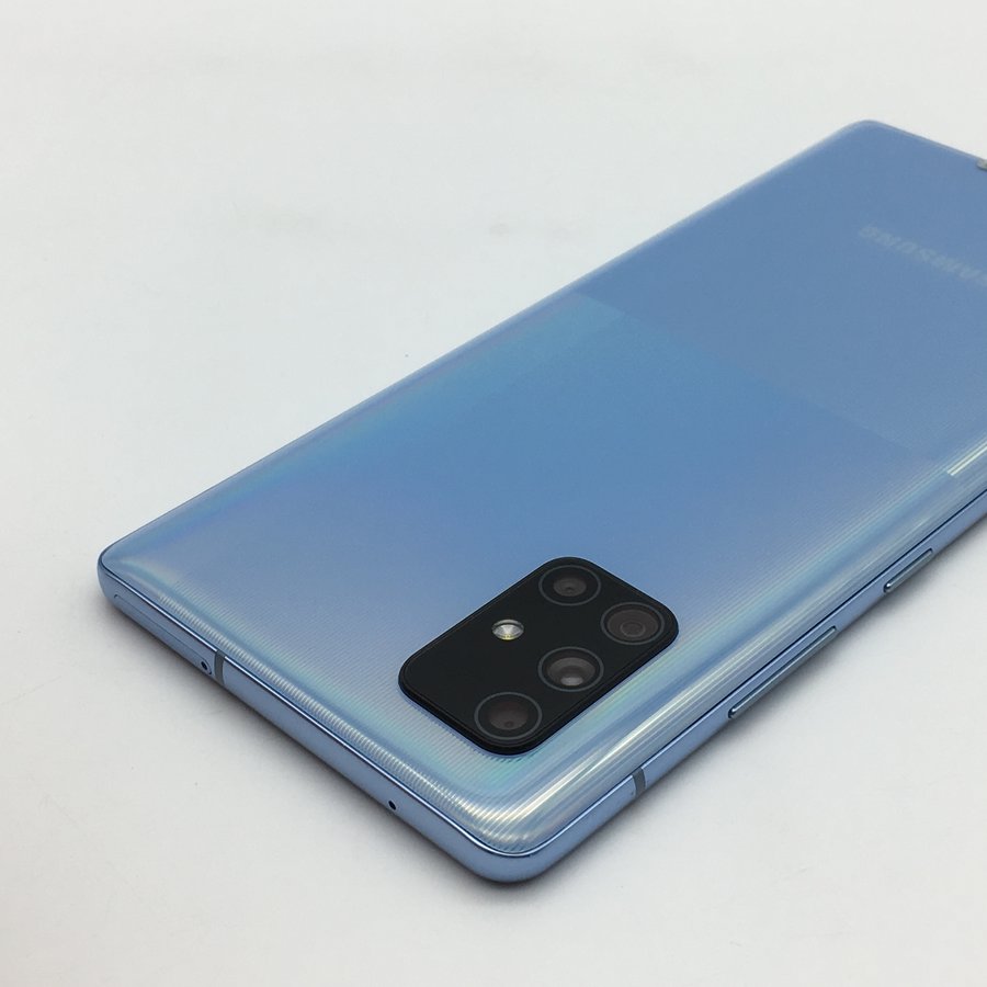 三星【galaxy a71(5g版)】5g全网通 切割蓝 8g/128g 国行 95成新 真机