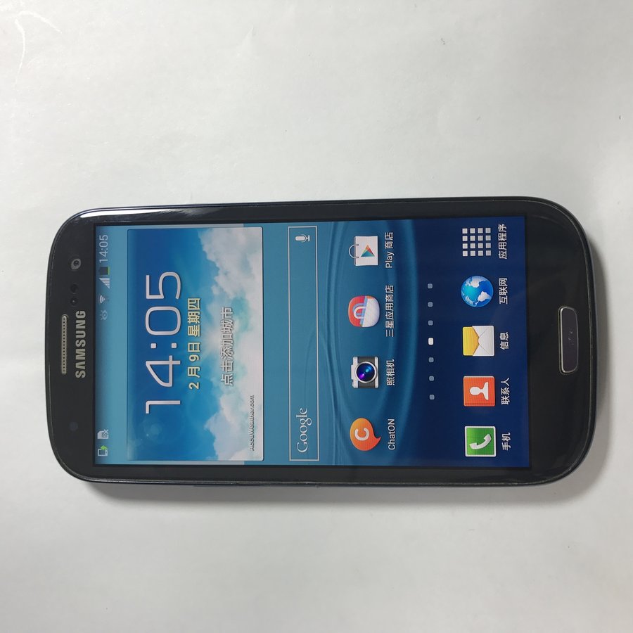 三星【s3 联通版】 联通 3g/2g 蓝色 16 g 亚太 8成新 真机实拍 保修