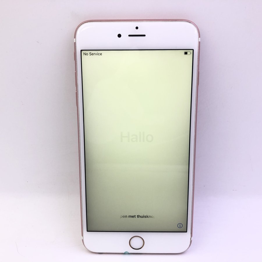 苹果【iphone 6s plus】全网通 玫瑰金 128g 国行 95新