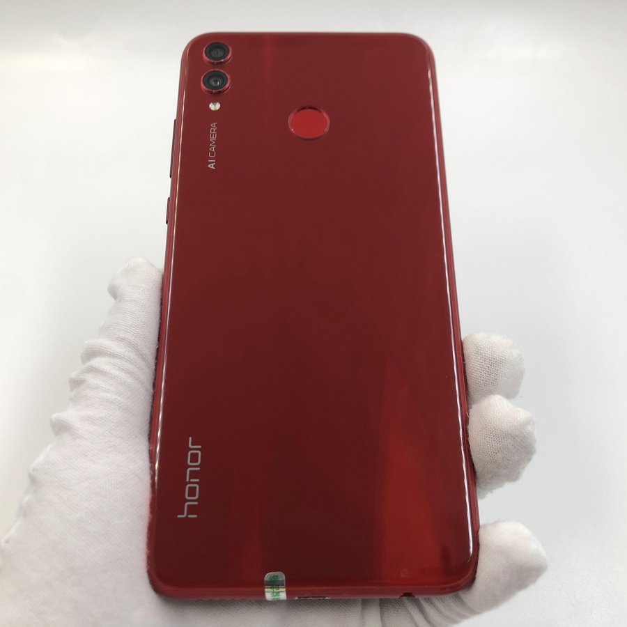 荣耀荣耀8x4g全网通魅焰红4g64g国行95新真机实拍