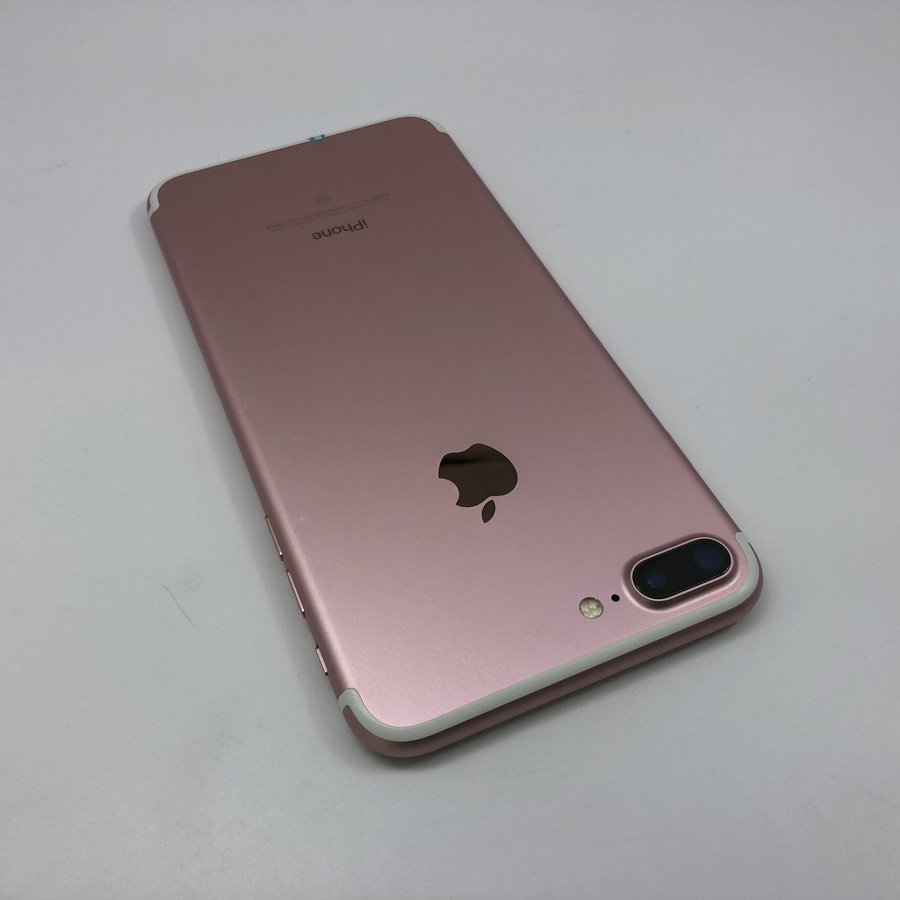 苹果iphone7plus全网通玫瑰金128g国行8成新