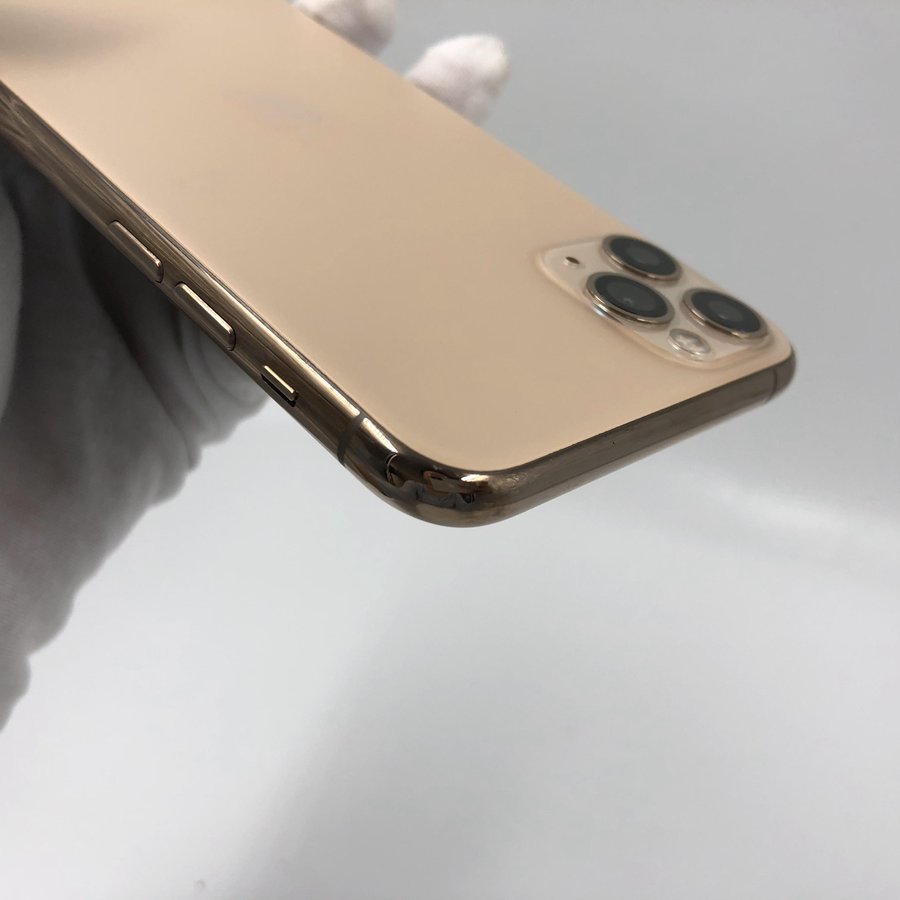 苹果【iphone 11 pro max】4g全网通 金色 256g 国行 8成新 真机实拍