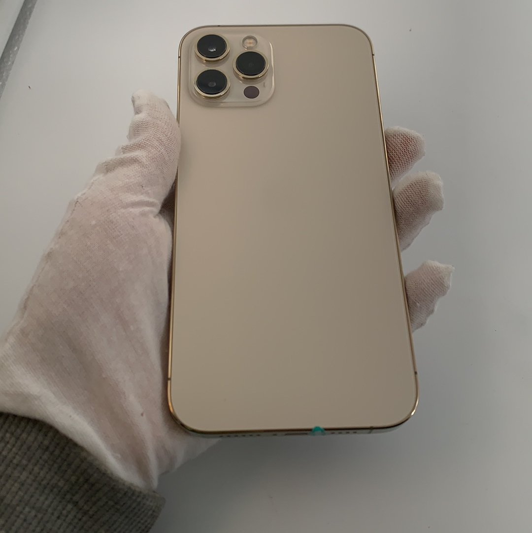 官方质检95成新 5g全网通 金色 国行 256g 苹果 iphone 12 pro max