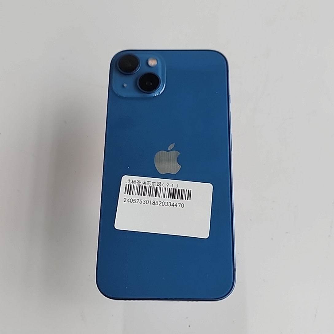 苹果【iPhone 13】5G全网通 蓝色 128G 国行 99新 