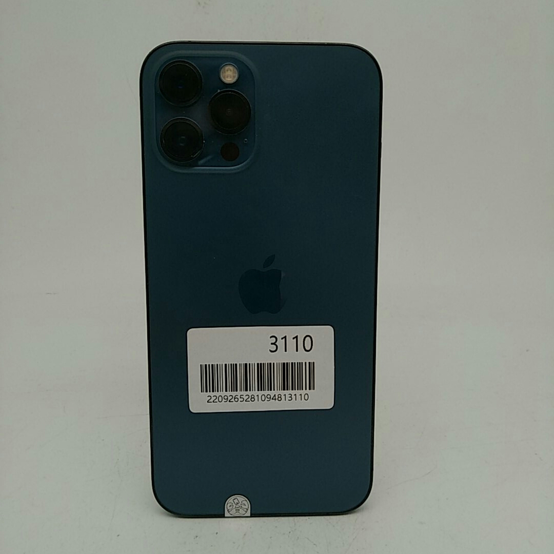 苹果【iPhone 12 Pro Max】5G全网通 海蓝色 128G 国行 8成新 