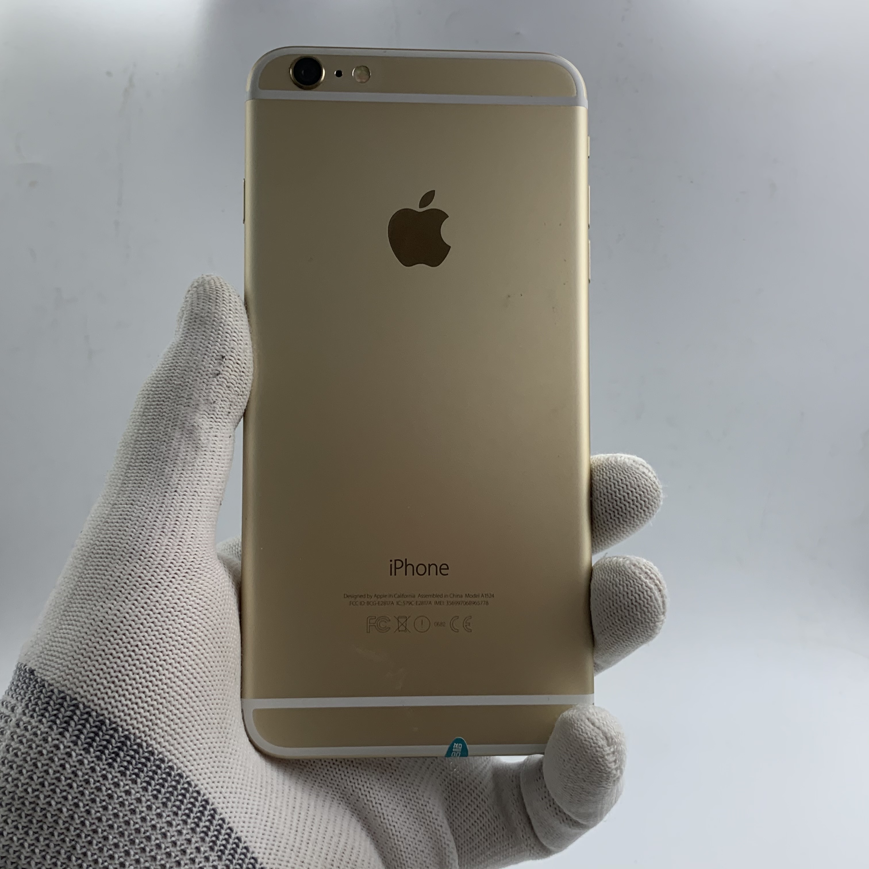 苹果【iphone 6 plus】移动联通 4g/3g/2g 金色 64g 港澳台 8成新