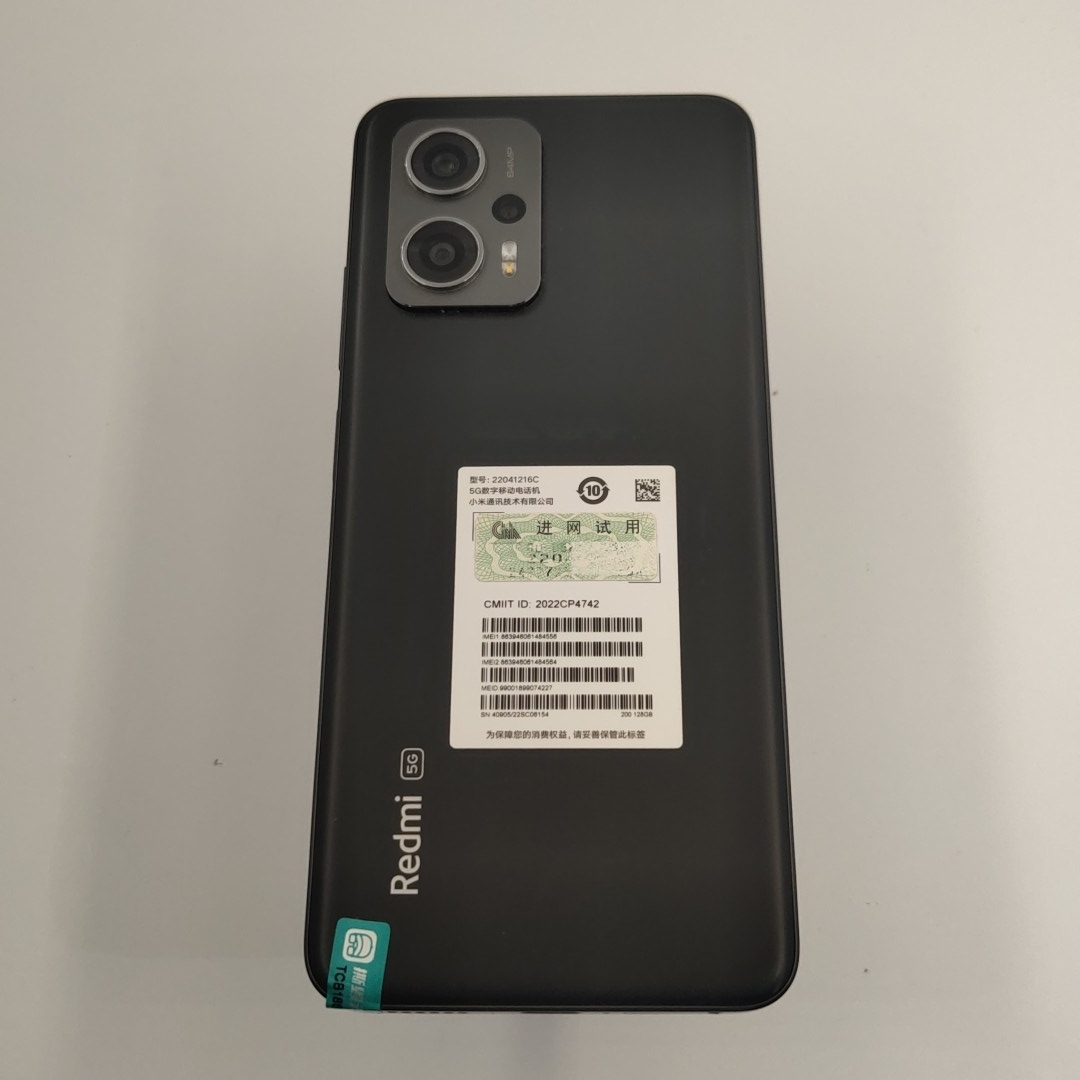 小米【Redmi Note11T Pro】5G全网通 子夜黑 8G/128G 国行 95新 