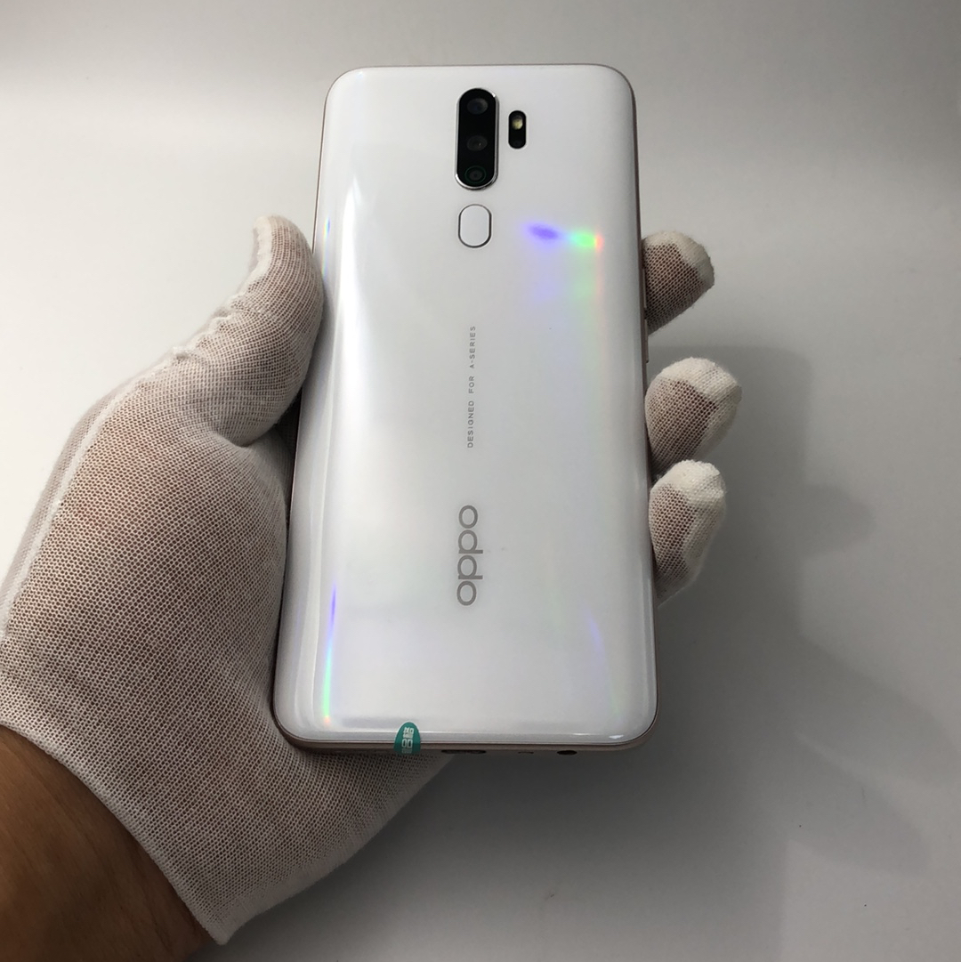 官方质检95成新 白色 4g/128g 国行 4g全网通 oppo a11(2019版)