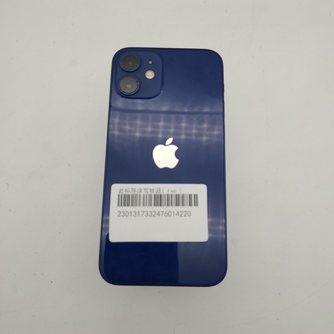 苹果【iPhone 12 mini】5G全网通 蓝色 64G 国行 8成新 