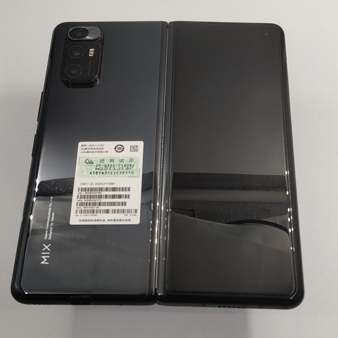 小米【小米 MIX Fold】5G全网通 黑色 12G/512G 国行 8成新 