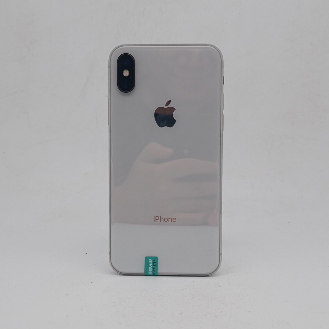 苹果【iPhone X】全网通 银色 64G 国行 8成新 