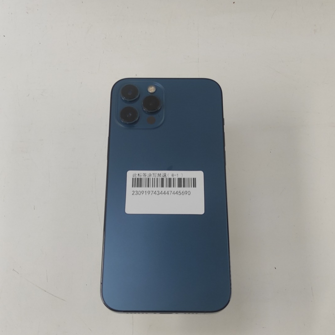 苹果【iPhone 12 Pro Max】5G全网通 海蓝色 128G 国行 9成新 