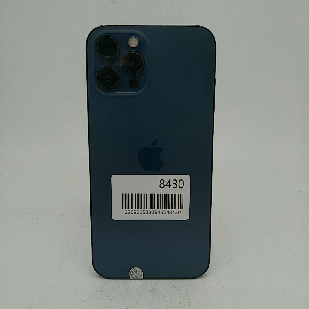 苹果【iPhone 12 Pro Max】5G全网通 海蓝色 128G 国行 8成新 