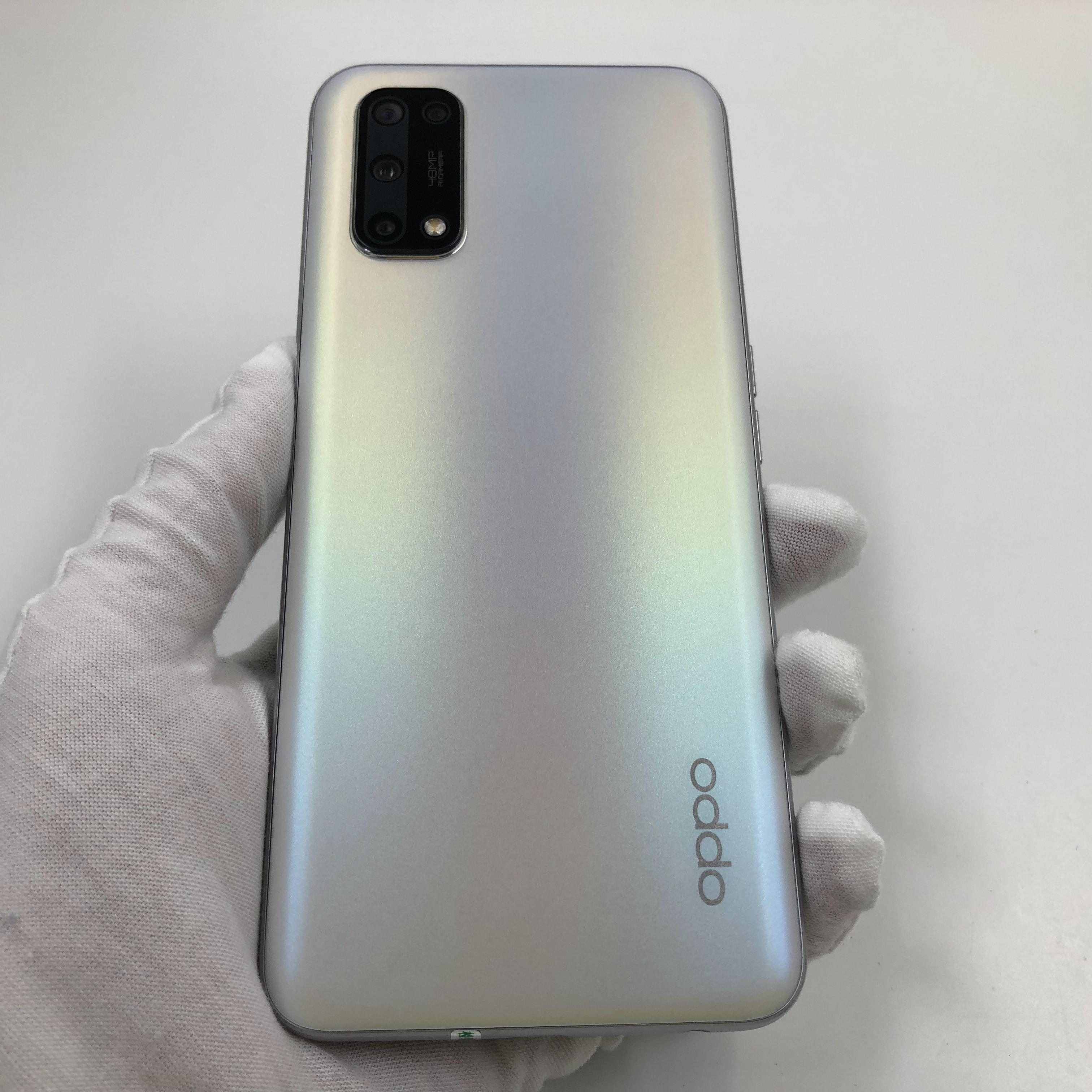 官方质检95成新 5g全网通 6g/128g 国行 蓝影 oppo k7x 5g