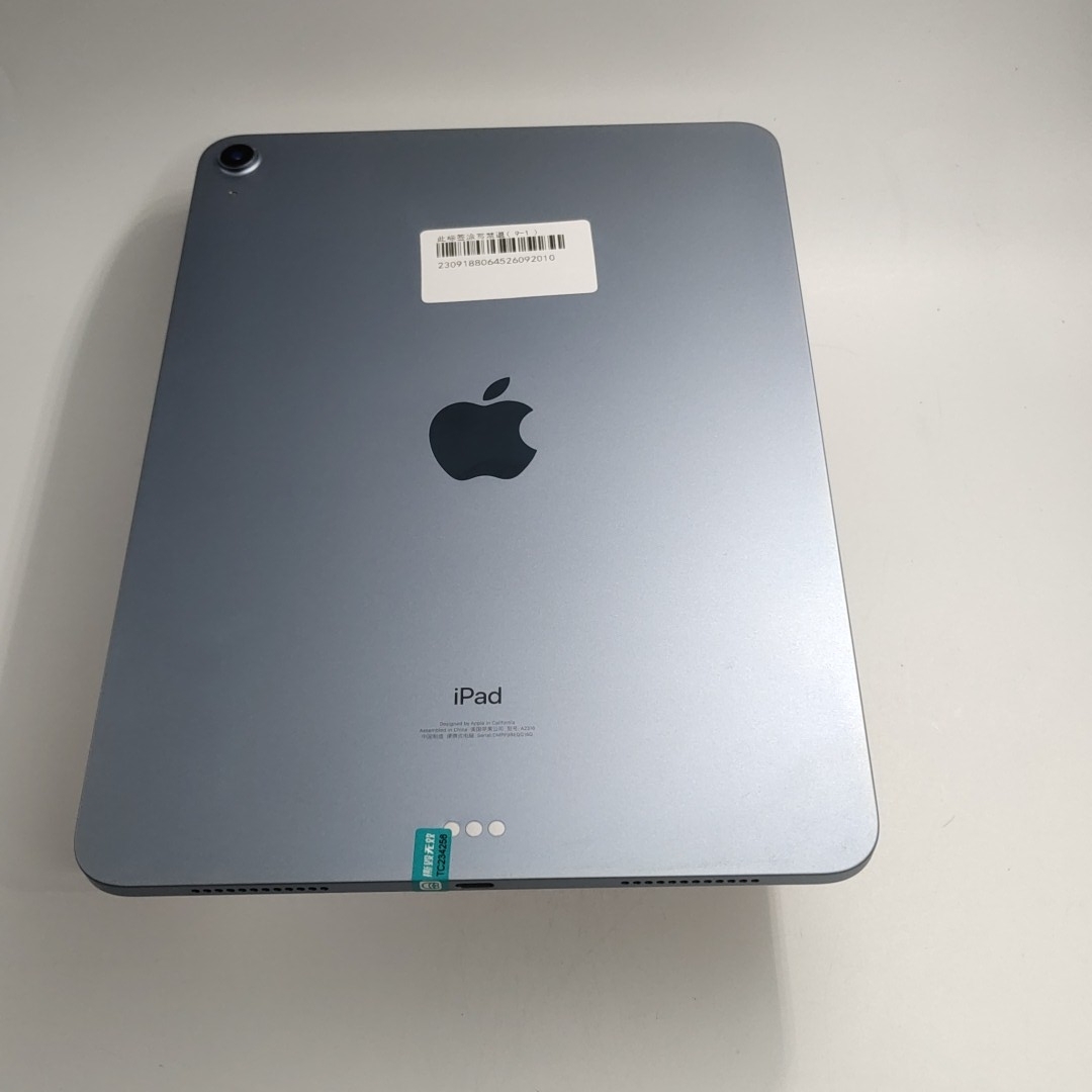 苹果【iPad Air4 10.9英寸 20款】WIFI版 天蓝色 64G 国行 95新 