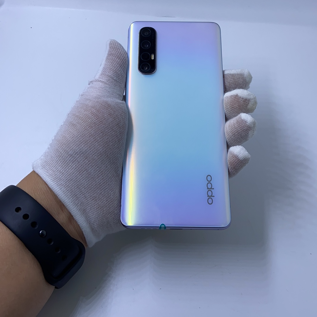 oppo【reno3 pro】5g全网通 雾月白 8g/128g 国行 9成新 - 专业质检