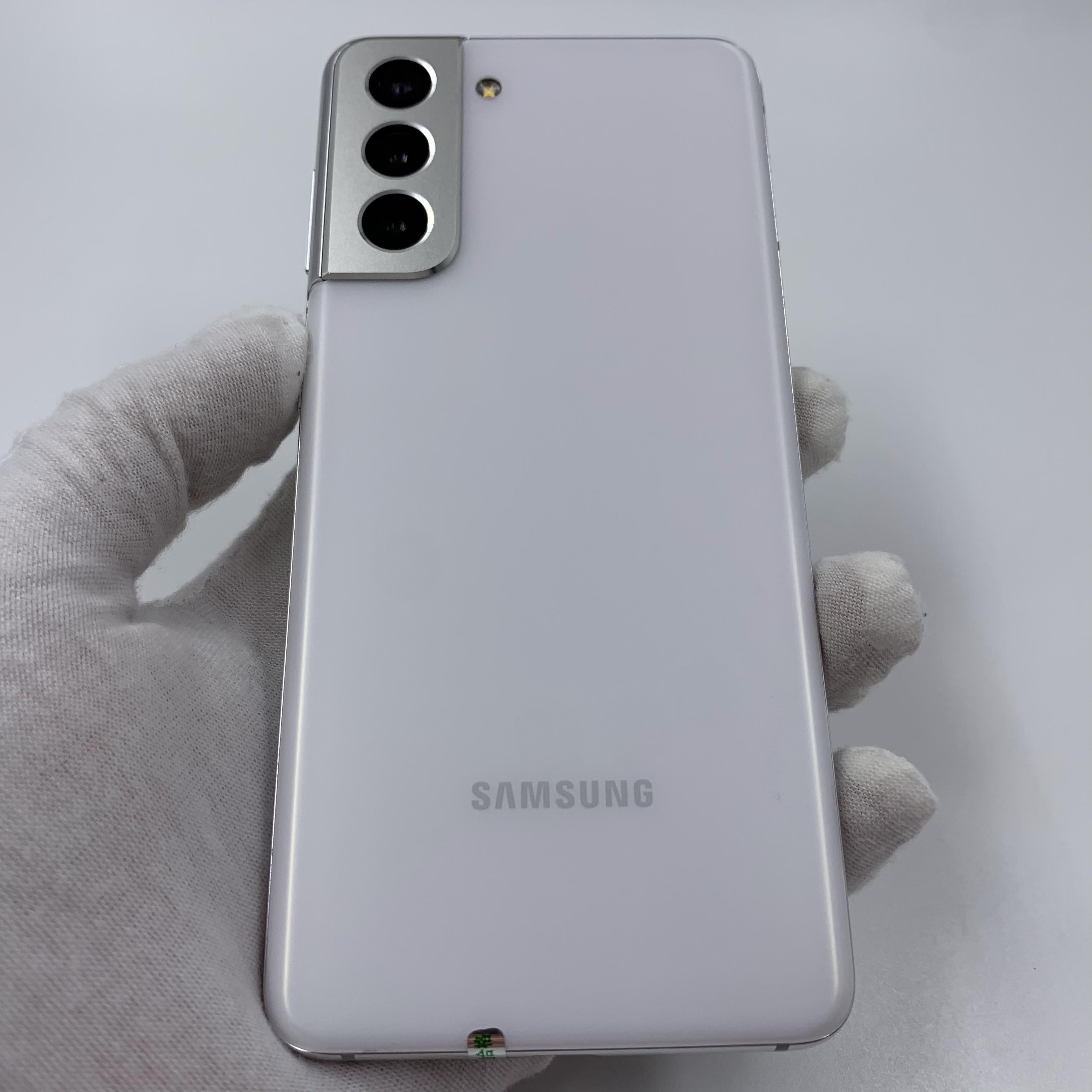 三星【galaxy s21 5g】5g全网通 丝雾白 8g/256g 国行 95新 真机实拍