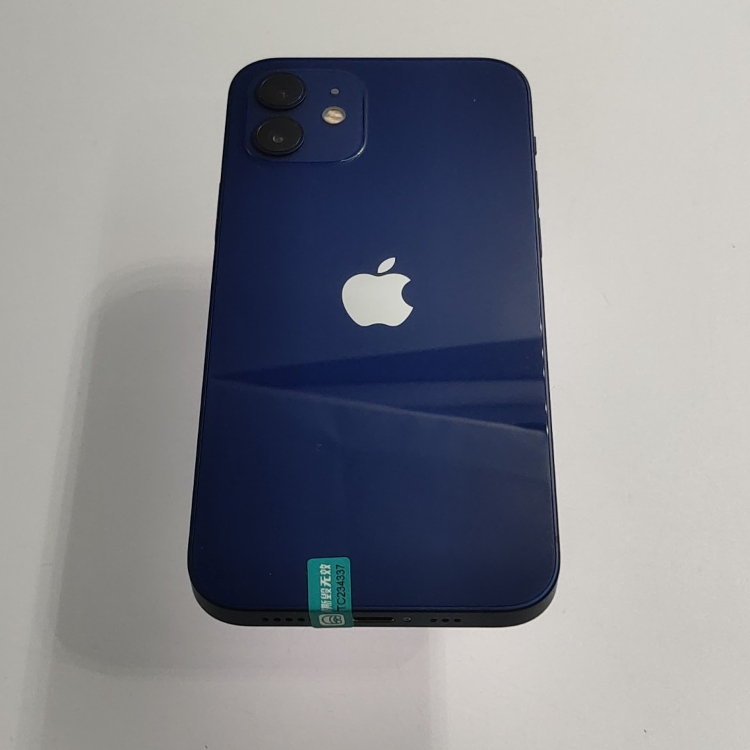 苹果【iPhone 12】5G全网通 蓝色 64G 国行 9成新 