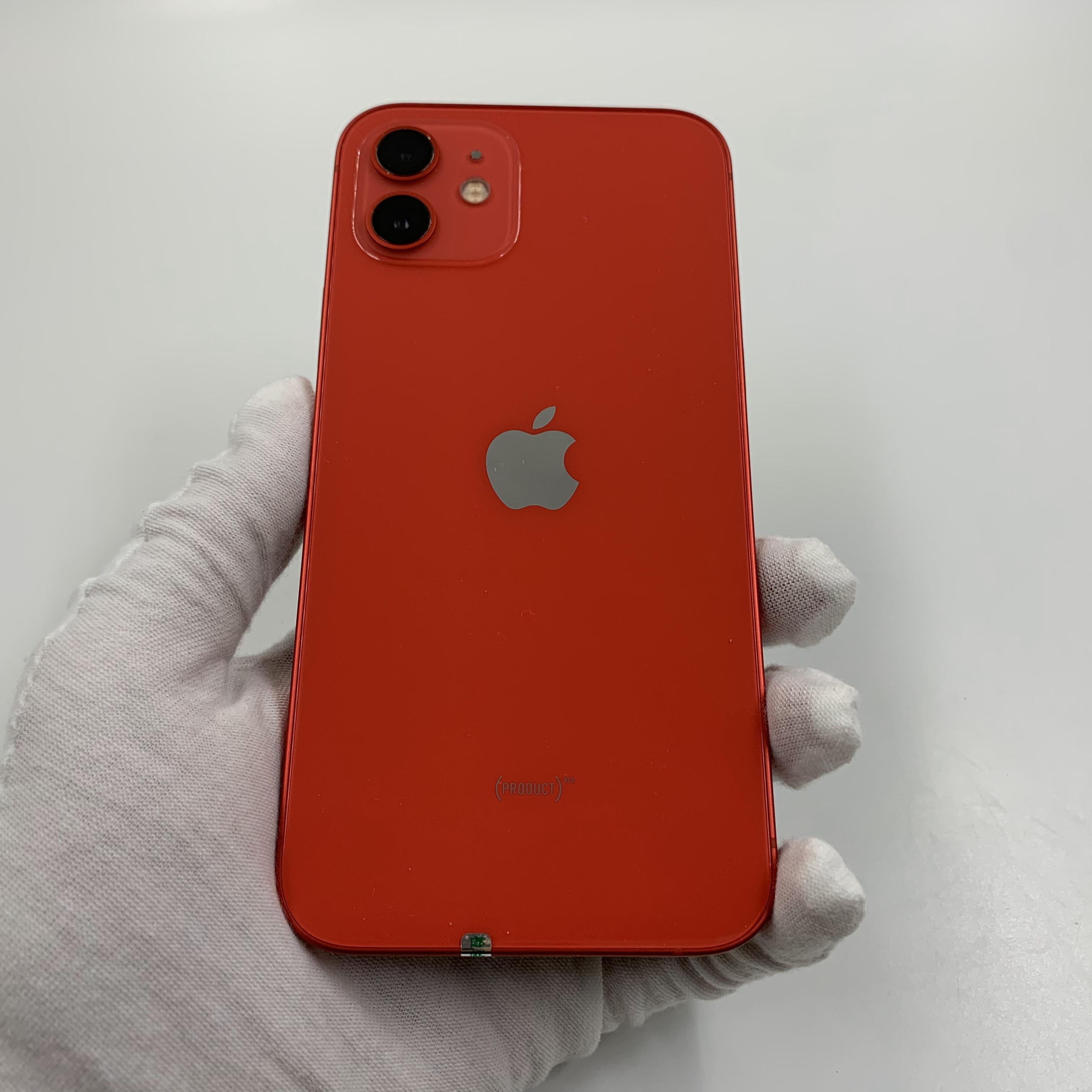 苹果【iphone 12】5g全网通 红色 128g 国行 95新 真机实拍 官保2022