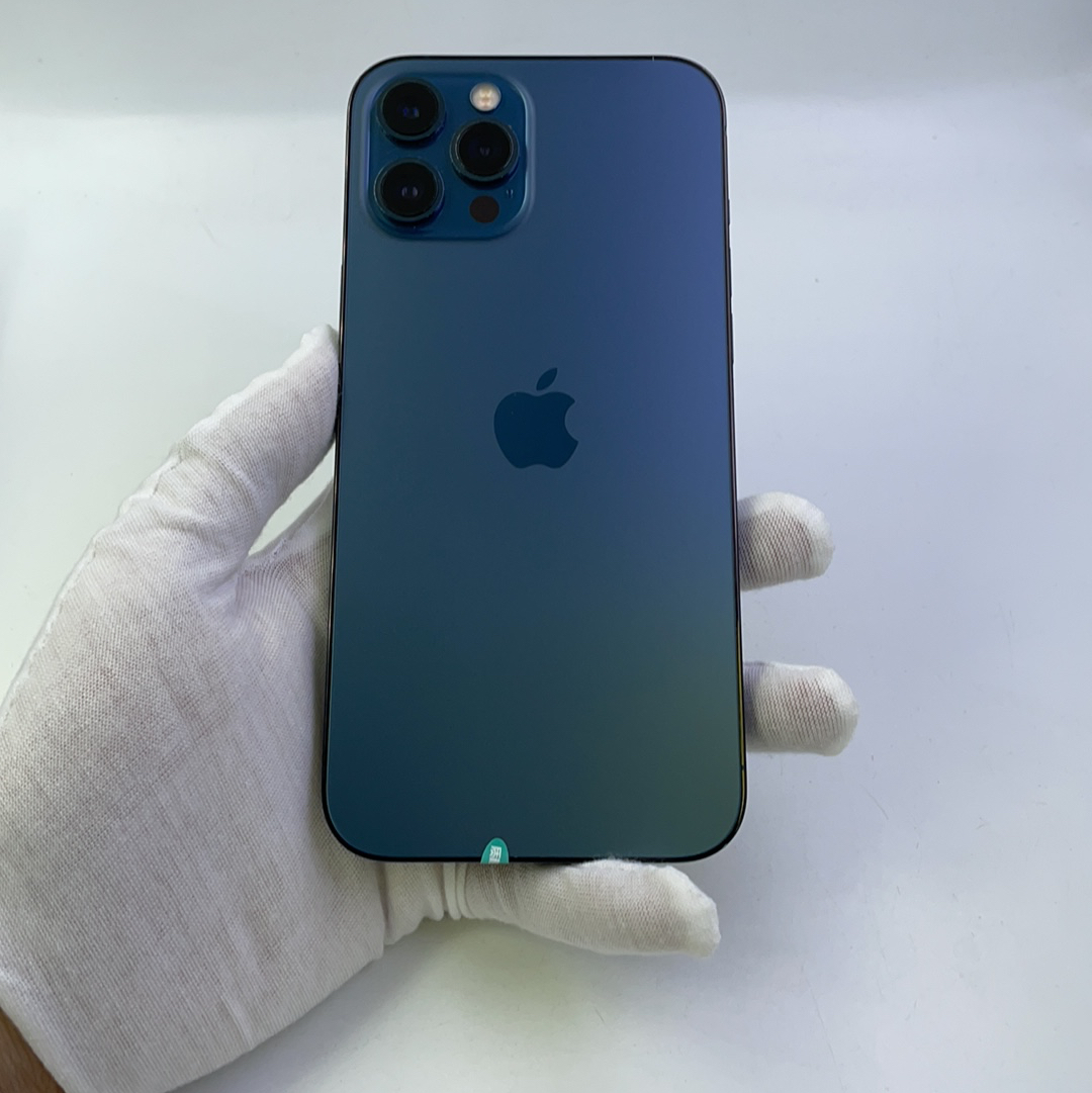 苹果【iphone 12 pro max】5g全网通 海蓝色 256g 国行 95新