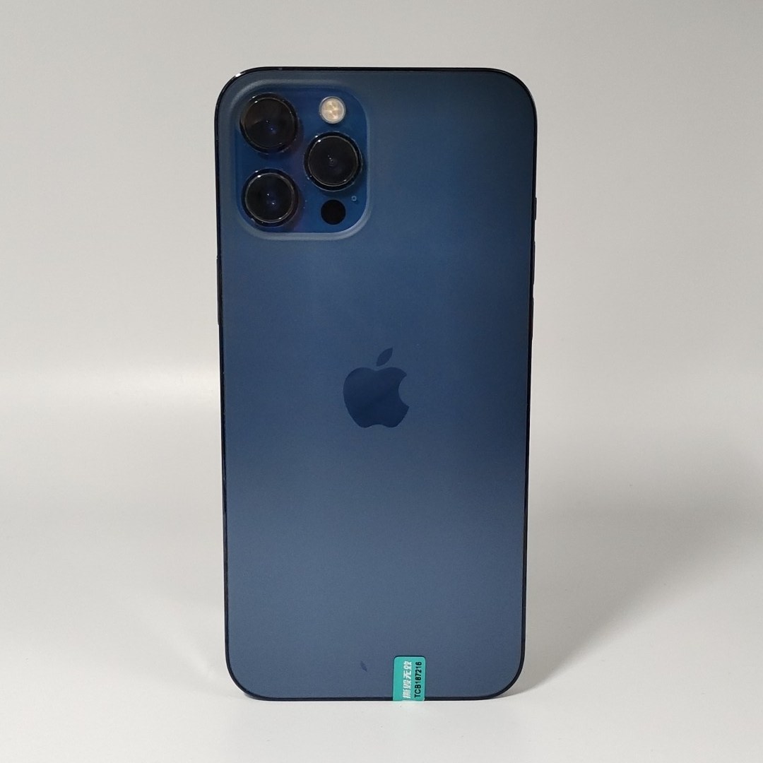 苹果【iPhone 12 Pro Max】5G全网通 海蓝色 256G 国行 9成新 