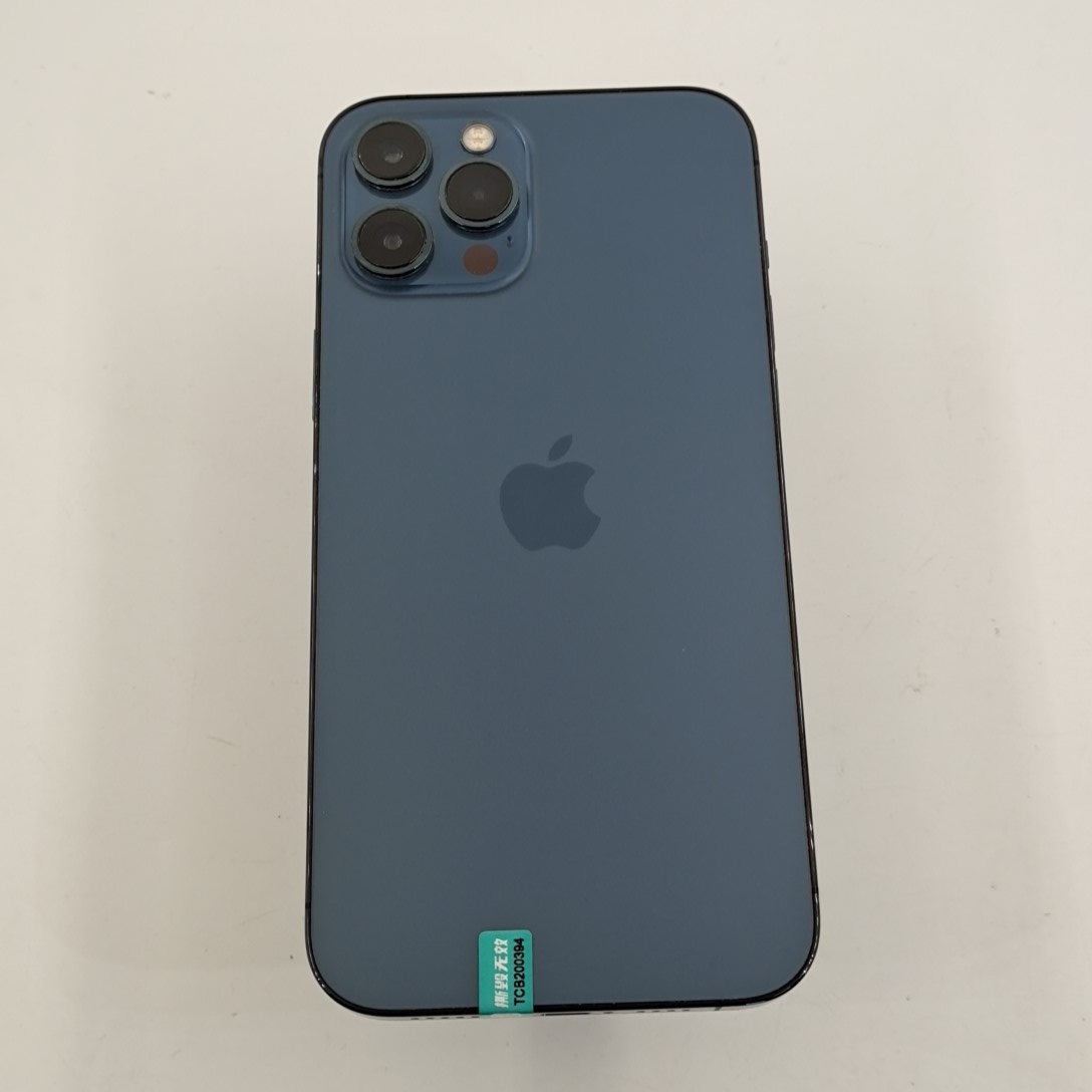 苹果【iPhone 12 Pro Max】5G全网通 海蓝色 128G 国行 99新 