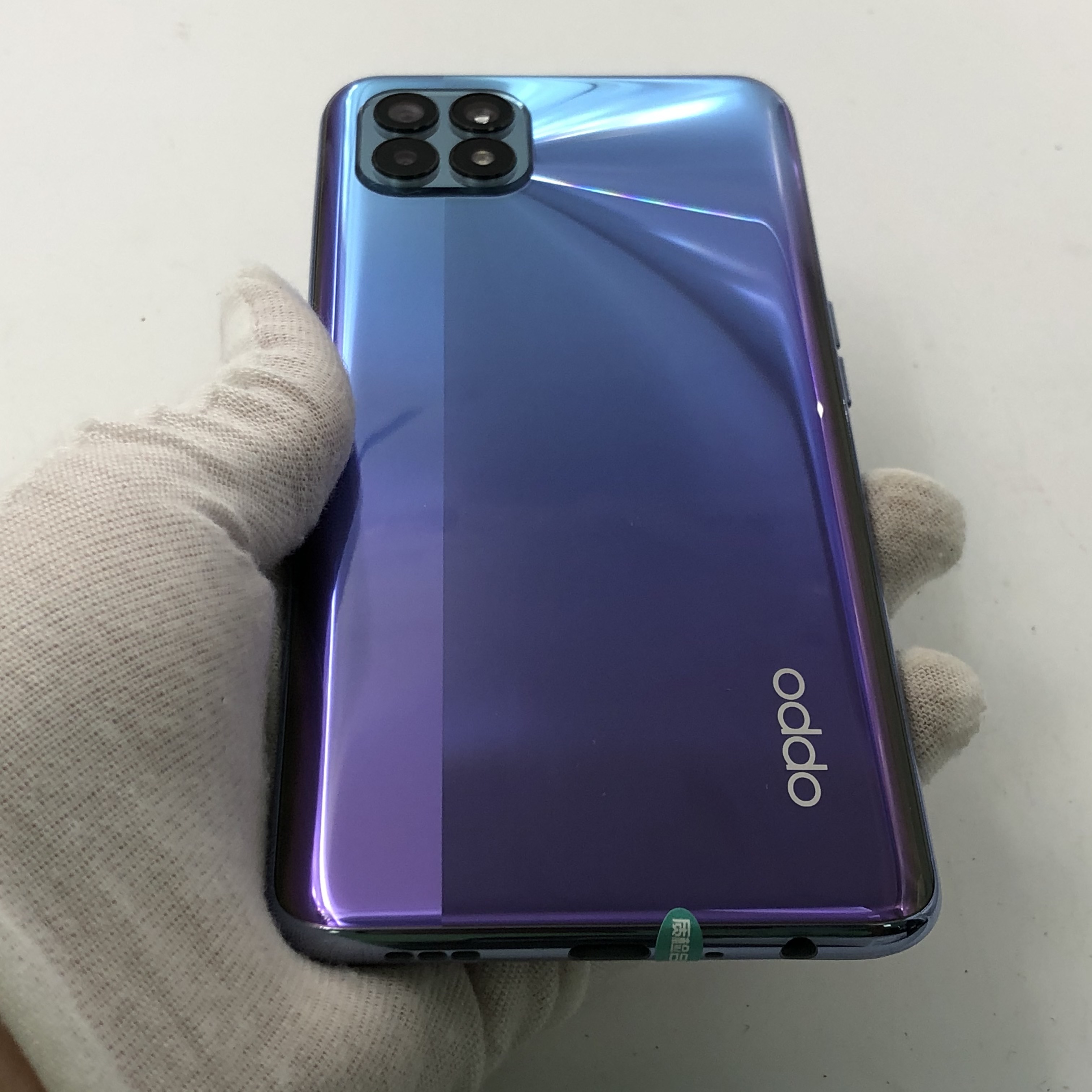 官方质检99成新 5g全网通 8g/128g 国行 超闪蓝 oppo reno4 se 5g