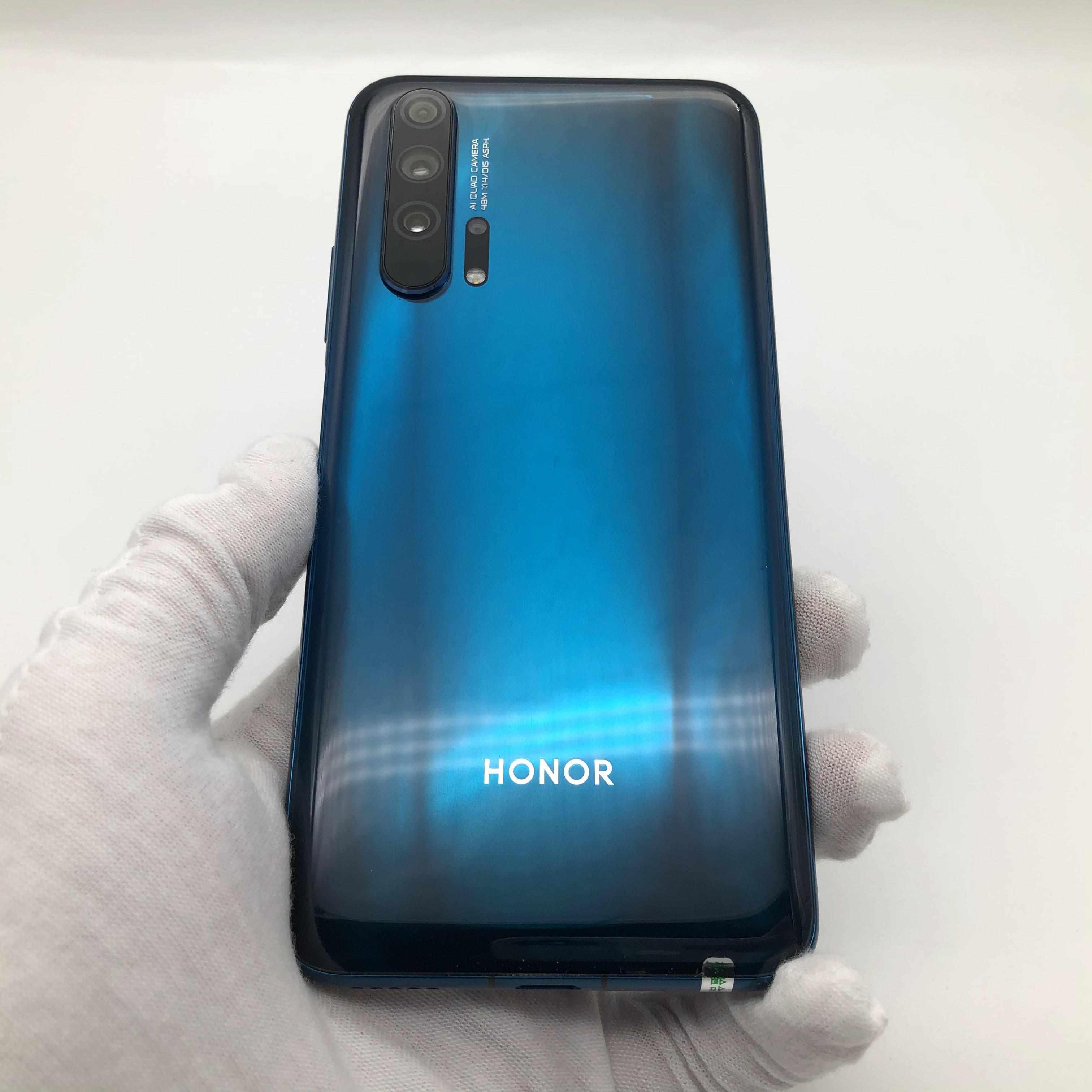 官方质检95成新 全网通 8g/256g 国行 蓝水翡翠 荣耀 荣耀 20 pro