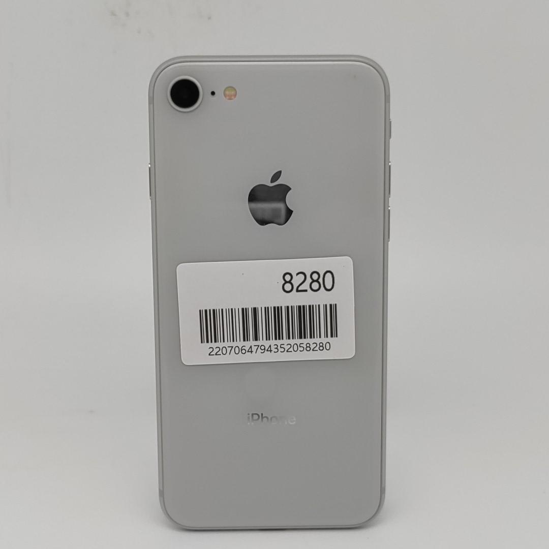 苹果【iPhone 8】4G全网通 银色 64G 国行 8成新 