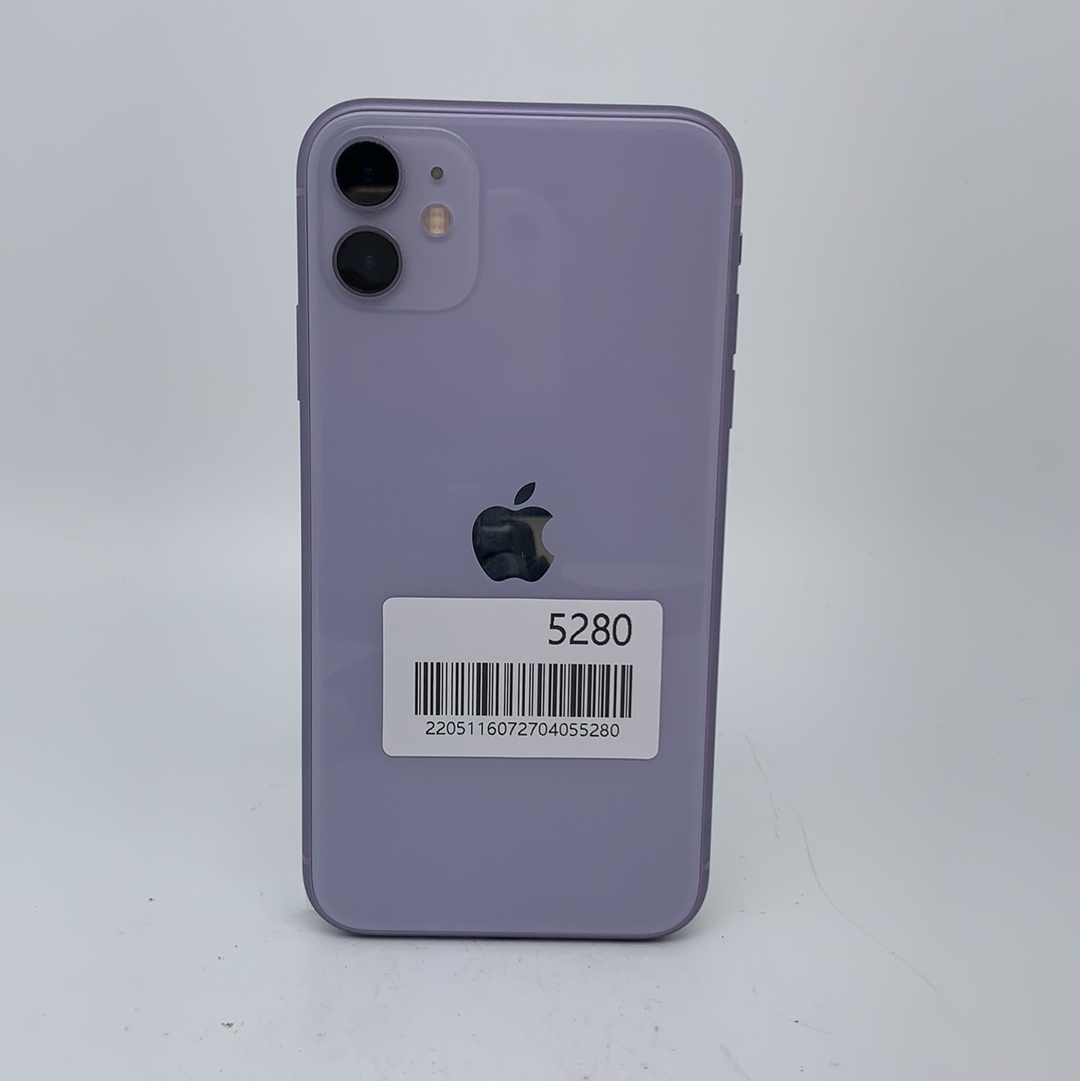 苹果【iPhone 11】4G全网通 紫色 64G 国行 8成新 