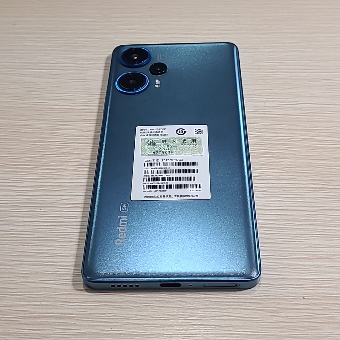 小米【Redmi Note 12 Turbo】5G全网通 星海蓝 12G/256G 国行 95新 
