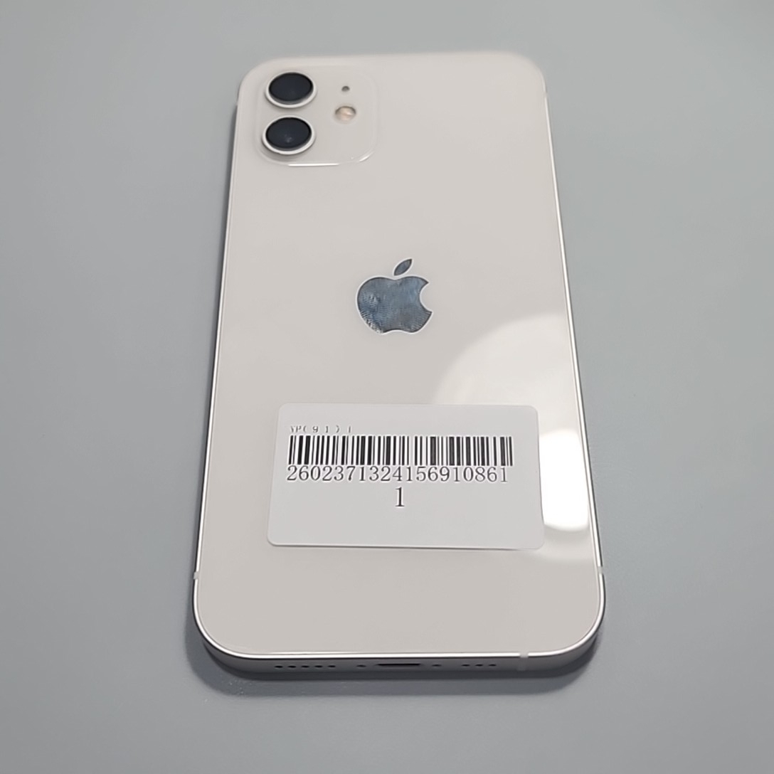 苹果【iPhone 12】5G全网通 白色 128G 国行 9成新 
