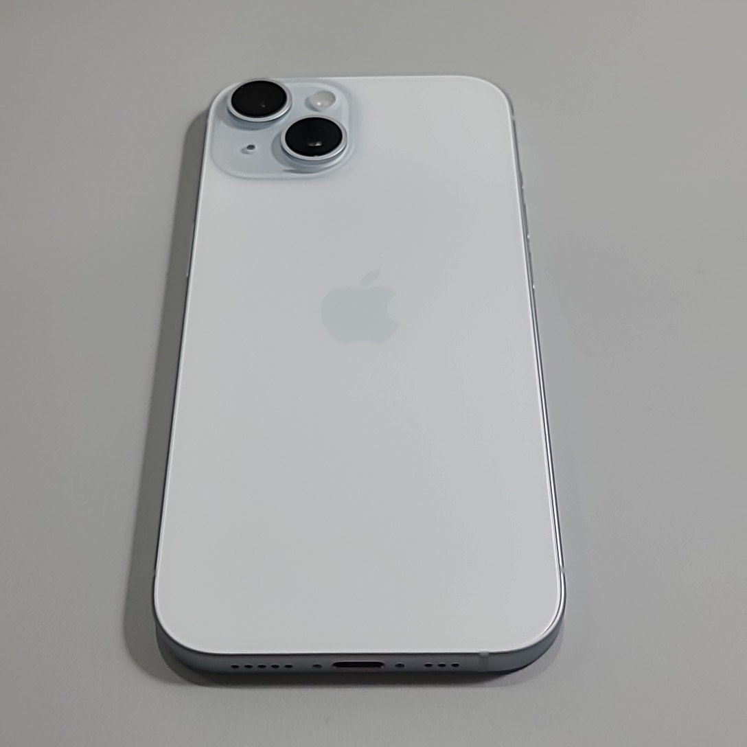 苹果【iPhone 15】5G全网通 蓝色 256G 国行 99新 