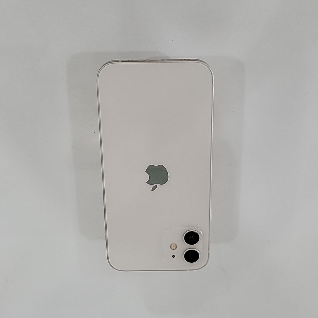 苹果【iPhone 12】5G全网通 白色 256G 国行 9成新 