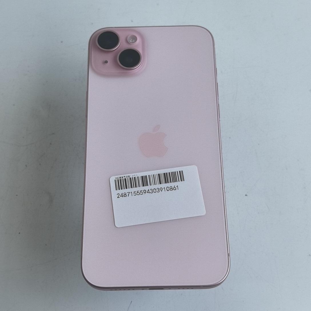 苹果【iPhone 15 Plus】5G全网通 粉色 256G 国行 95新 