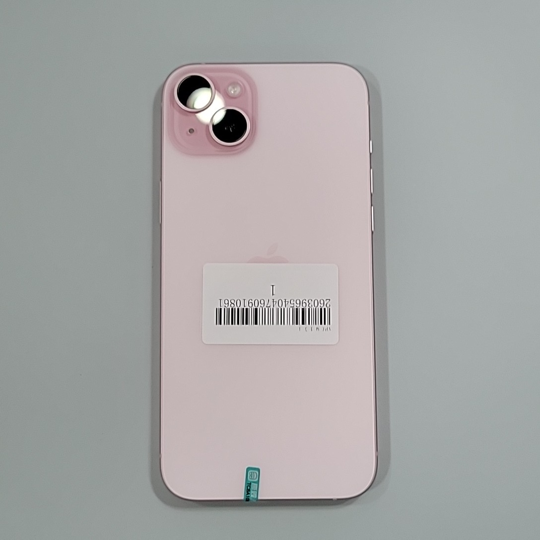 苹果【iPhone 15 Plus】5G全网通 粉色 256G 国行 95新 