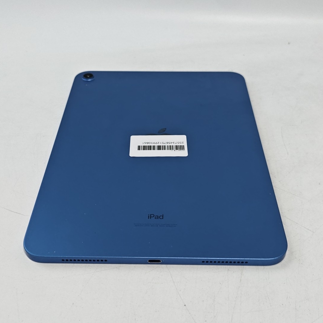 苹果【iPad10 10.9英寸 22款】WIFI版 蓝色 256G 国行 95新 