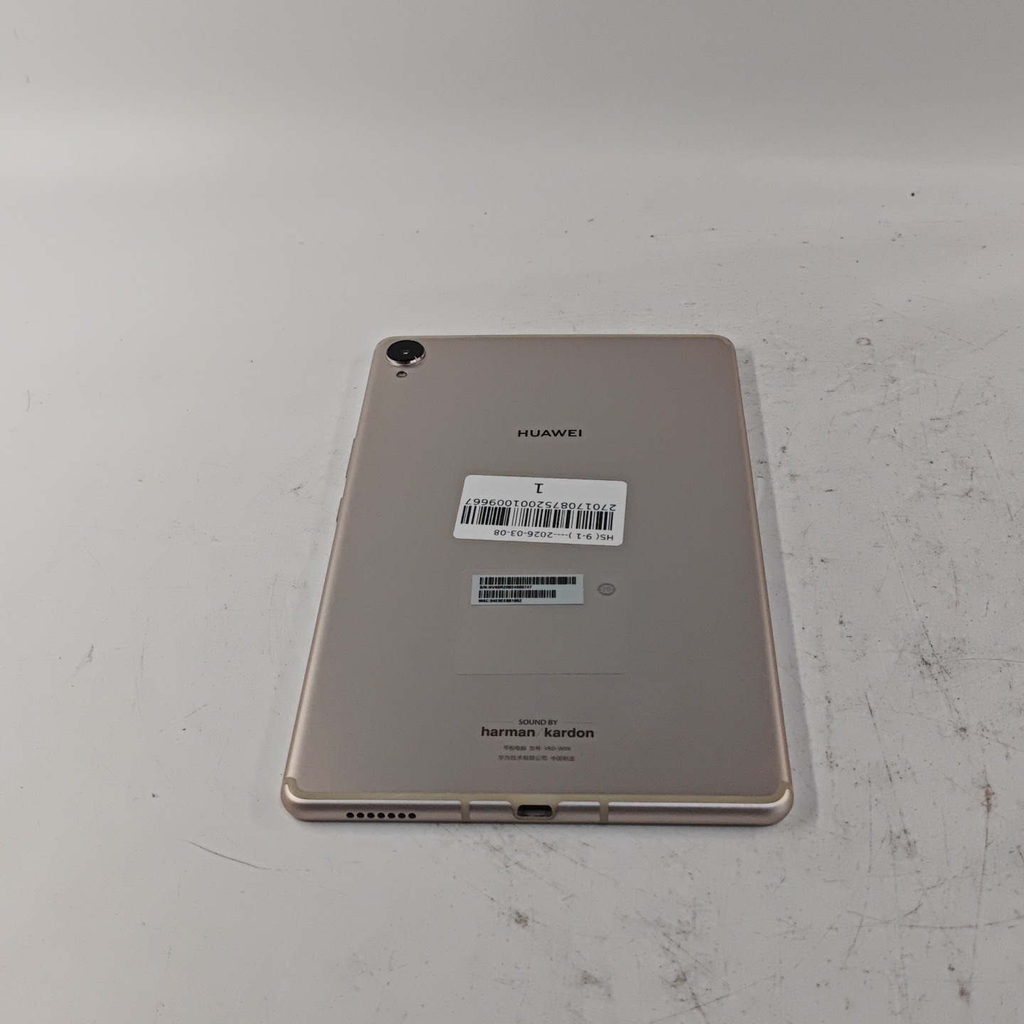 华为【平板M6 8.4英寸】WIFI版 香槟金 4G/64G 国行 9成新 