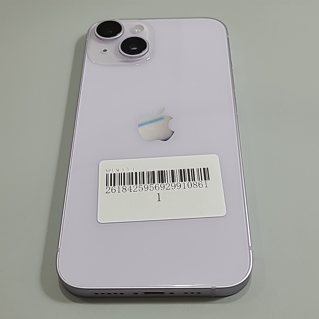 苹果【iPhone 14】5G全网通 紫色 256G 港澳台 99新 
