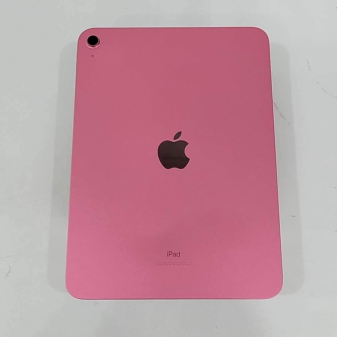 苹果【iPad10 10.9英寸 22款】WIFI版 粉色 256G 国行 95新 