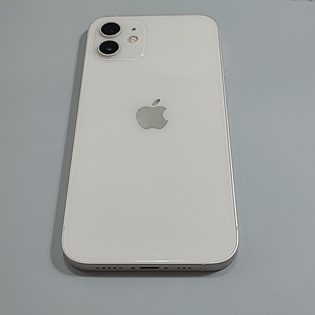 苹果【iPhone 12】5G全网通 白色 128G 国行 9成新 
