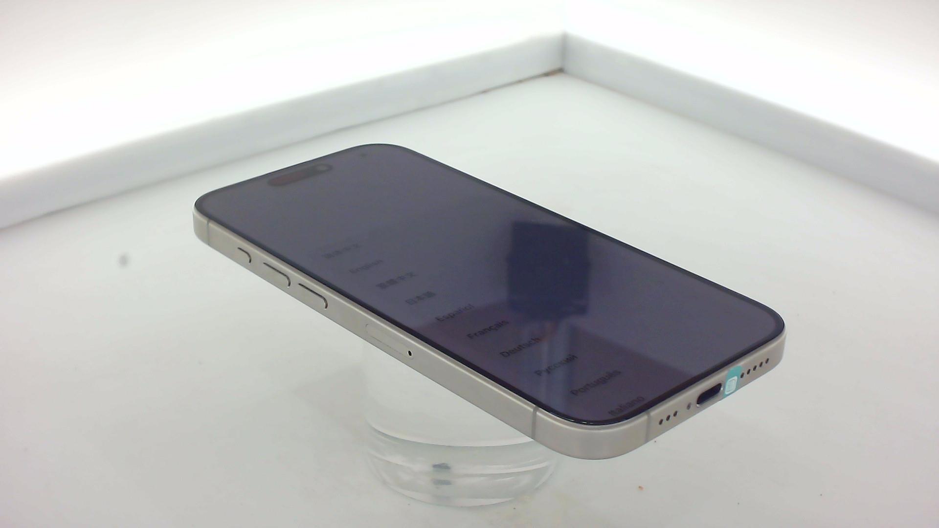 苹果【iPhone 15 Pro】5G全网通 原色钛金属 256G 国行 99新 